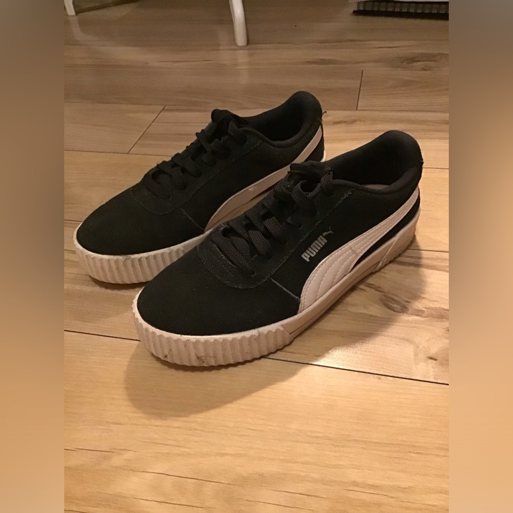 Puma Black and White Sneakers